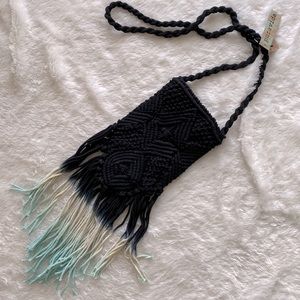 NWT Unique pura vida aztec fringed crossbody bag
